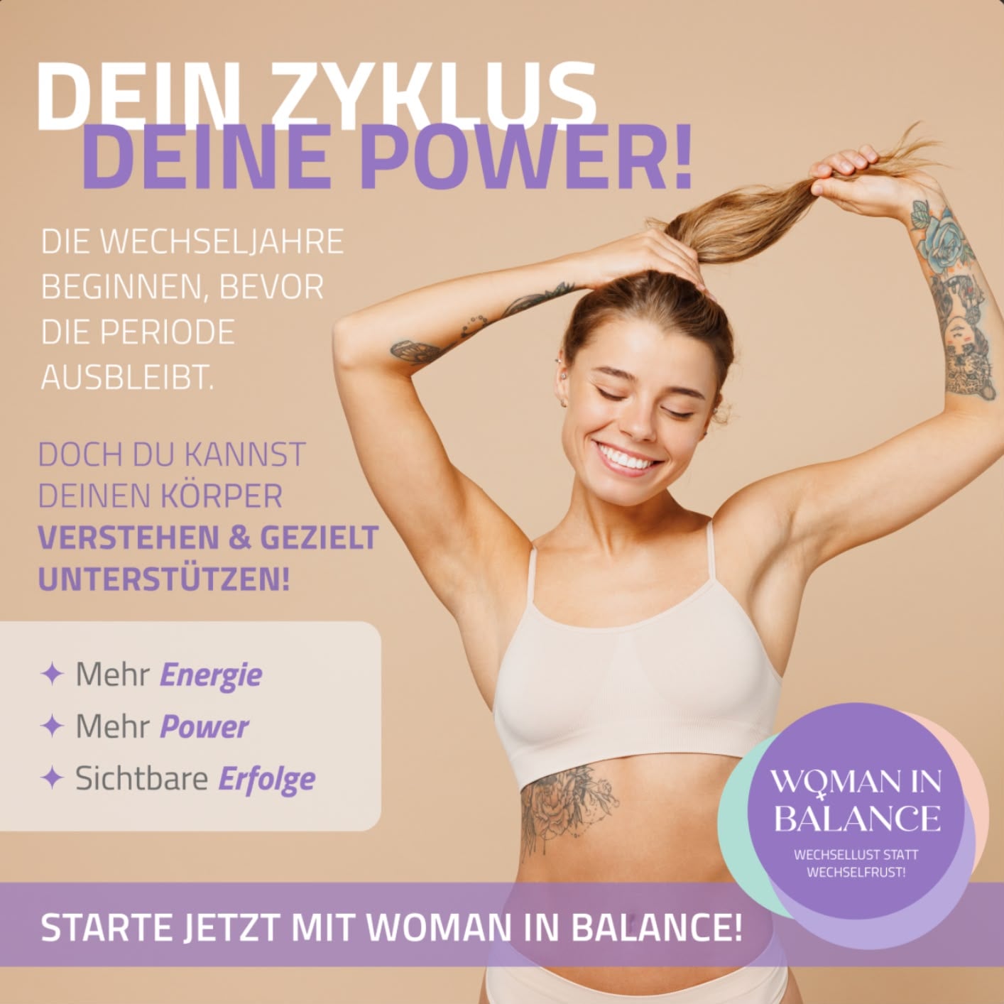 Dein Zyklus, deine Power - Woman in Balance